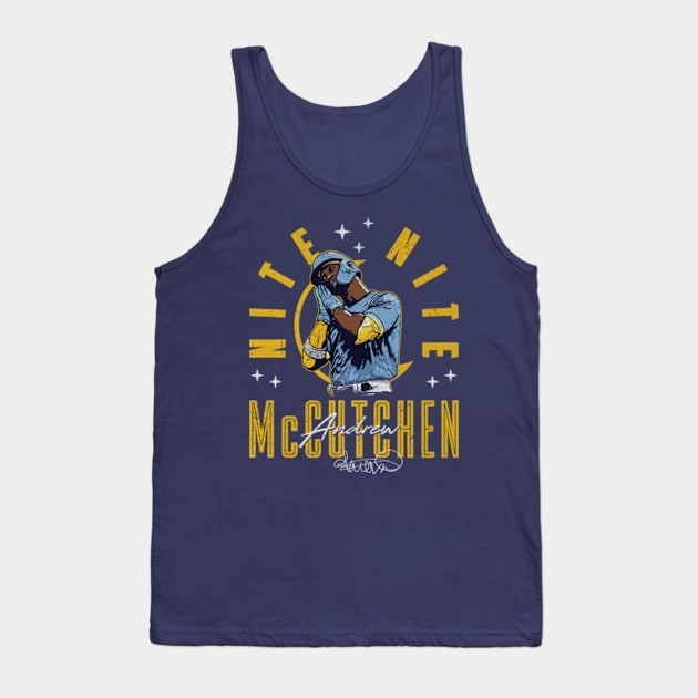 Andrew McCutchen Milwaukee Nite Nite Tank Top by danlintonpro